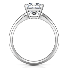 Load image into Gallery viewer, Solitaire Princess Cut Engagement Ring Cindy