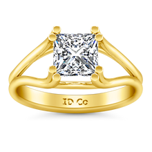 Load image into Gallery viewer, Solitaire Princess Cut Engagement Ring Bella