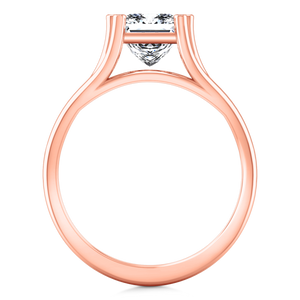 Solitaire Princess Cut Engagement Ring Bella