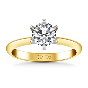 Solitaire Engagement Ring Classic 6 Prong