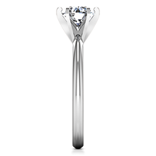 Load image into Gallery viewer, Solitaire Engagement Ring Cathedral 6 Prong