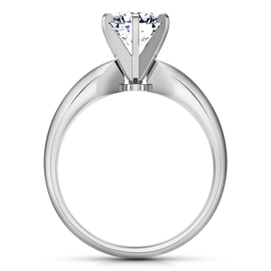 Solitaire Engagement Ring Wide Classic 6 Prong