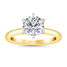 Load image into Gallery viewer, Solitaire Engagement Ring Petite Cathedral
