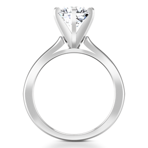 Solitaire Engagement Ring Petite Cathedral
