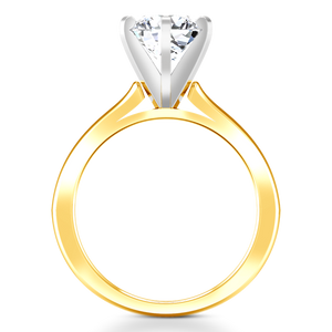 Solitaire Engagement Ring Petite Cathedral