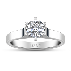 Solitaire Engagement Ring Modern