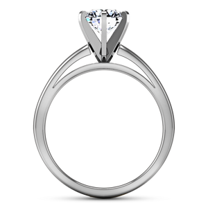 Solitaire Engagement Ring 6 Prong Contemporary