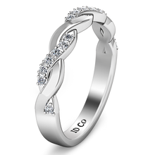 Load image into Gallery viewer, Diamond Wedding Band Willow