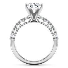 Load image into Gallery viewer, Pave Engagement Ring Fleur