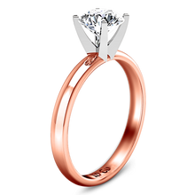 Load image into Gallery viewer, Solitaire Engagement Ring Comfort Fit Round