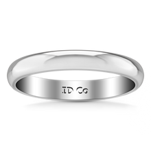 Load image into Gallery viewer, Wedding Band Comfort Fit 3Mm 14K White Gold